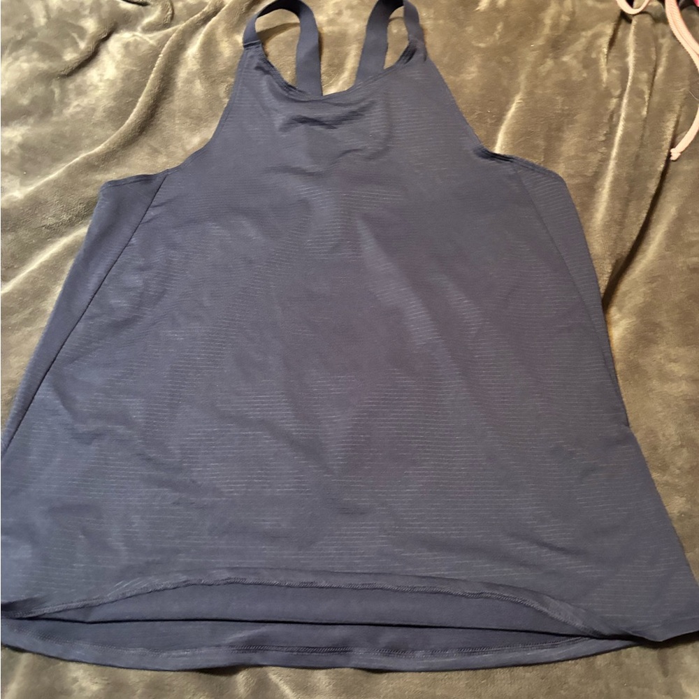 All in Motion Blue Racerback Tank Top Athletic